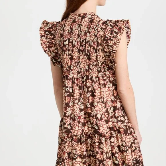 Sea New York Emelia Print Flutter Sleeve Dress - Picture 2 of 13